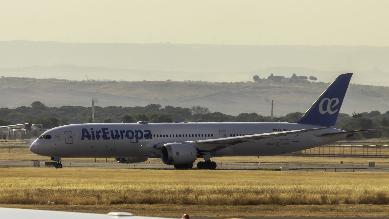 Air Europa Boeing 787-9 Dreamliner EC-NGS taxiing at Madrid-Barajas Airport