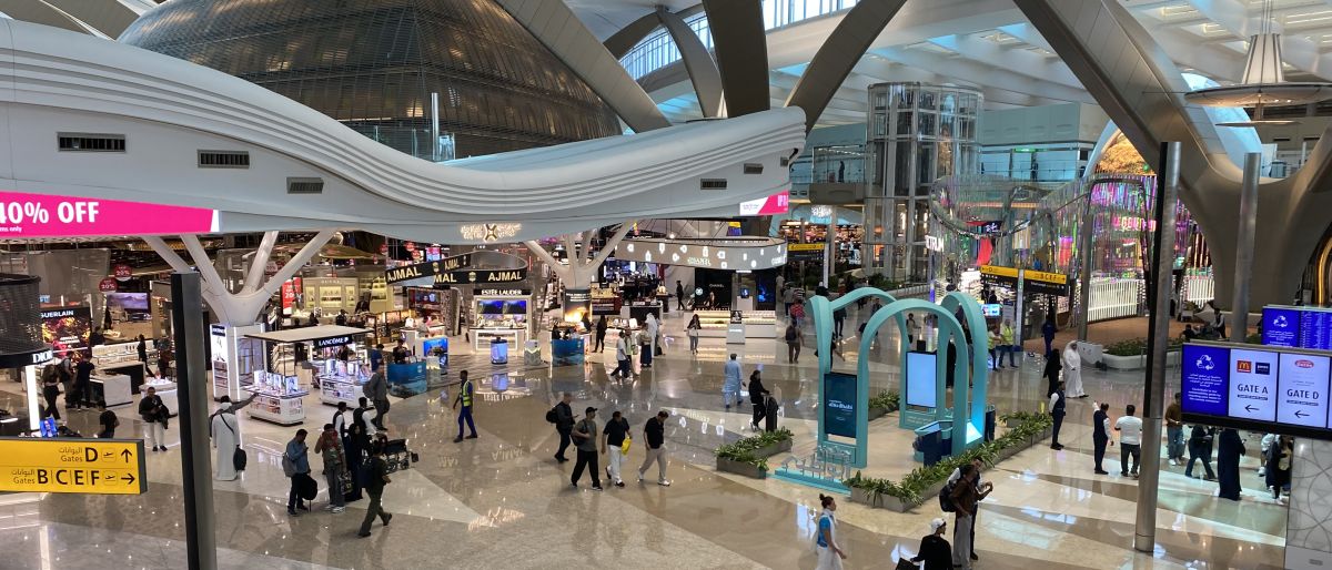 Departures hall of Terminal A at Zayed International Airport, Abu Dhabi