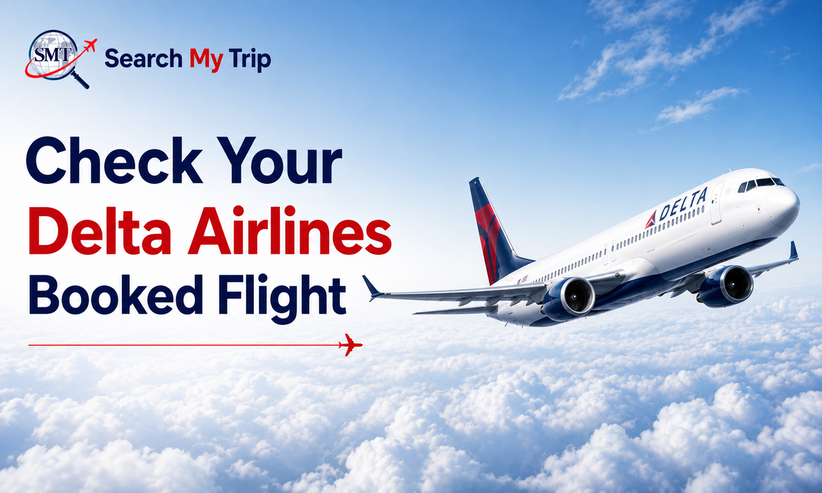 Delta Airlines Booked Flight Using SearchMyTrip